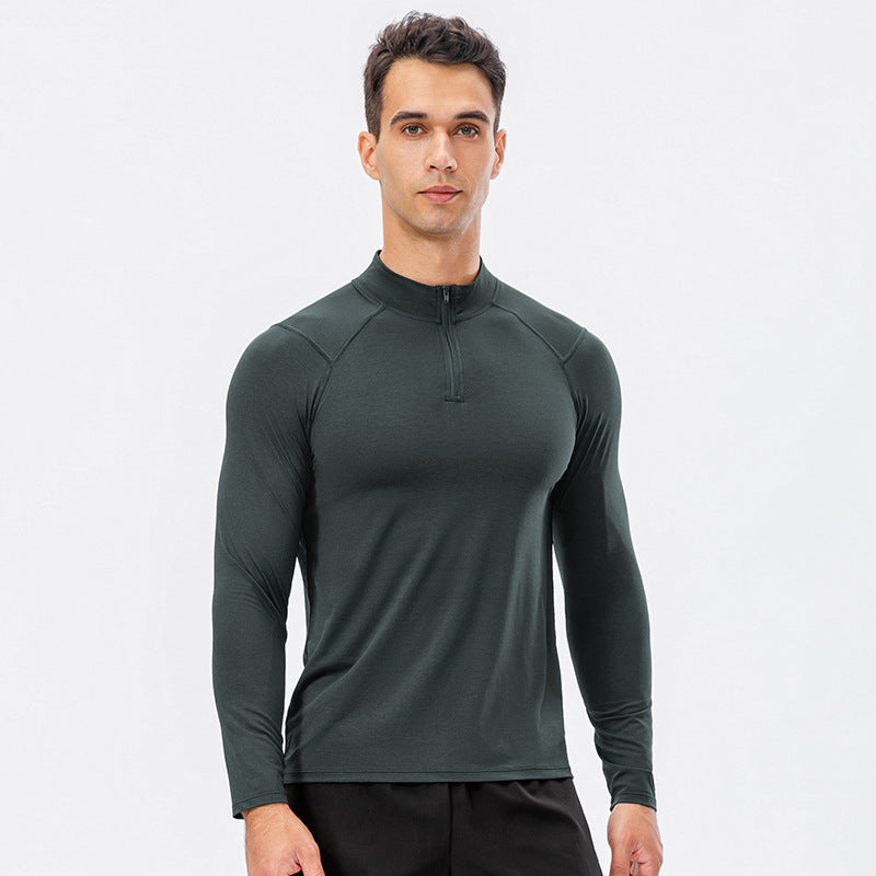 William – Sweat à Capuche Slim Fit à Demi-Zip