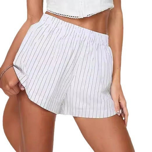 Fiona – Shorts Rayés à Poches Amples