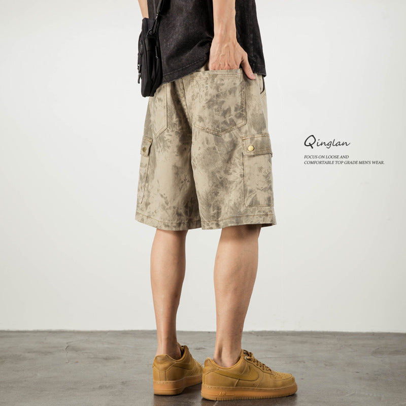 Dean – Shorts en Denim Camouflage Désert