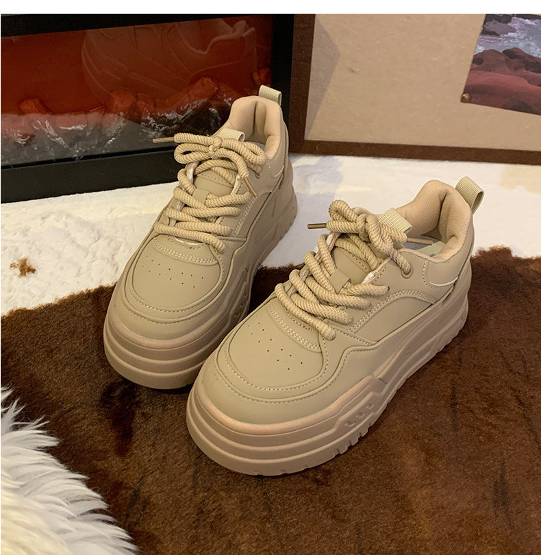 Dawn – Chaussures à Plateforme Légères en Blanc Polyvalent