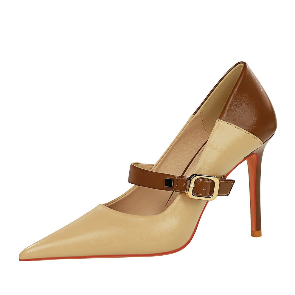 Clara – Chaussures à Talons Aiguilles Rétro pour Femmes