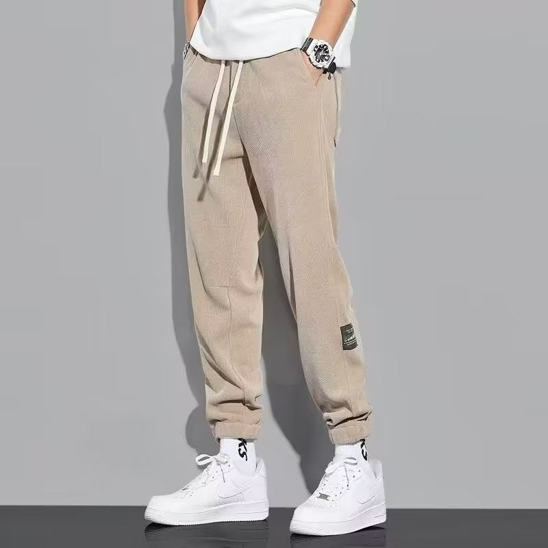 Ron – Pantalons décontractés en velours côtelé