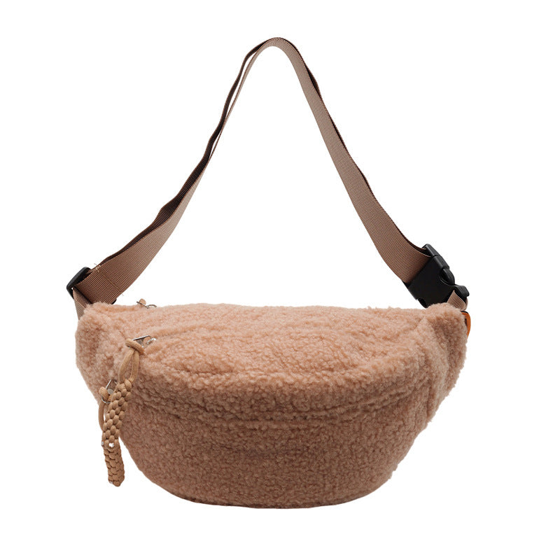 Harriet – Sac Bandoulière en Peluche Grande Capacité