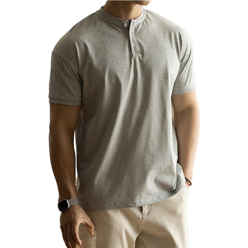 Elliot – Chemise à Col Henry Respirante et Légère