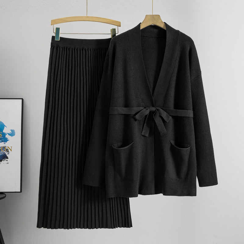 Miranda – Ensemble Mode Jupe Longue Plissée