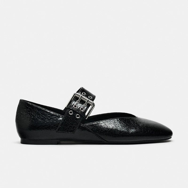 Kim – Ballerines à Talon Plat et Bout Rond
