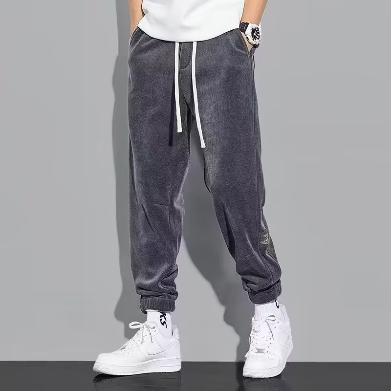 Ron – Pantalons décontractés en velours côtelé