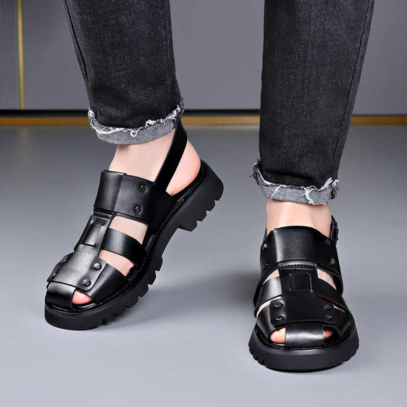 Francis – Chaussures Plates Respirantes à Découpe pour Hommes
