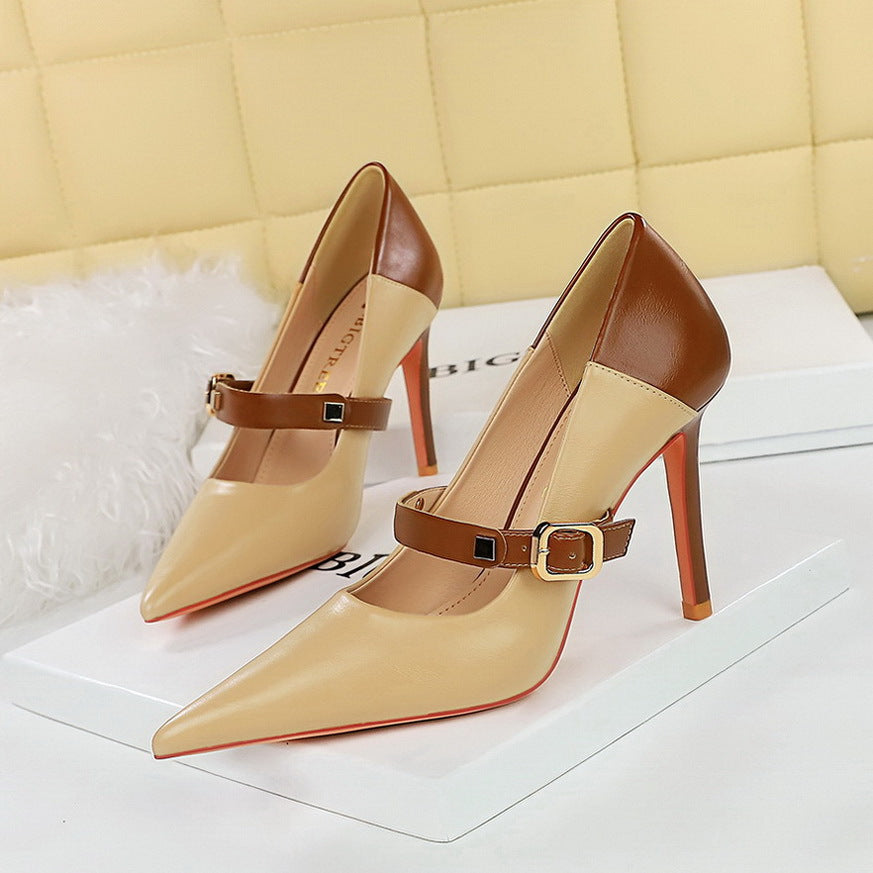 Clara – Chaussures à Talons Aiguilles Rétro pour Femmes