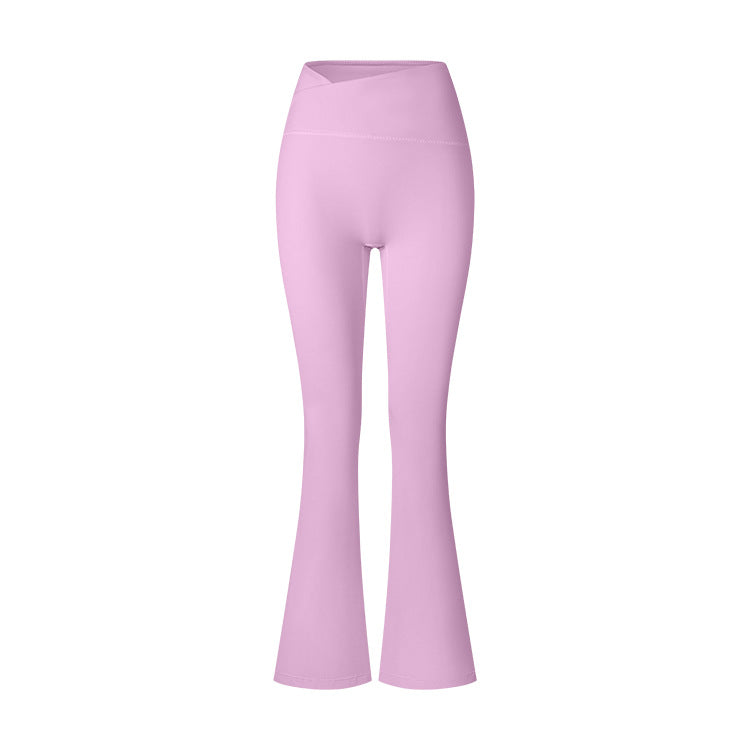 Phoebe – Pantalon de Yoga à Taille Haute et Texture Brossée