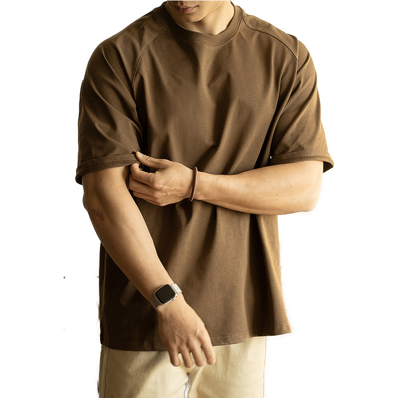 Aaron – T-shirt ample à manches raglan avec protection solaire antibactérienne