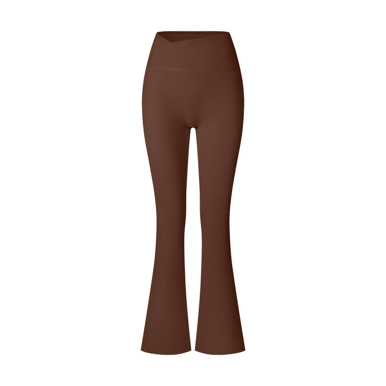 Phoebe – Pantalon de Yoga à Taille Haute et Texture Brossée