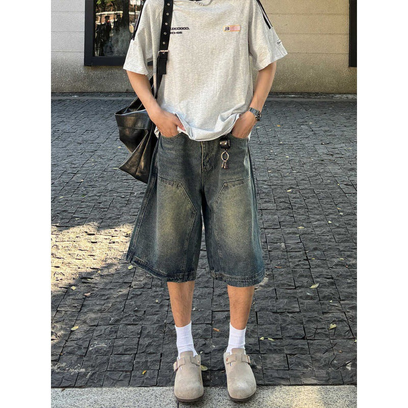 Julian – Shorts en Denim Rétro Lavé