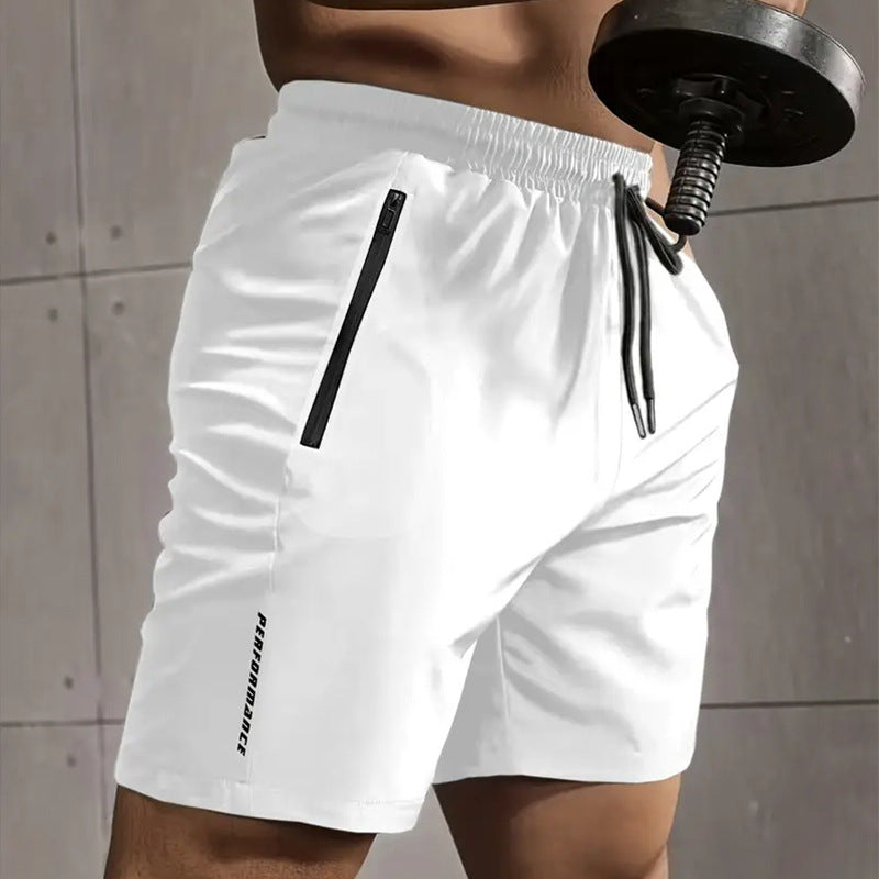 Stan – Shorts de sport en soie glacée amples et à séchage rapide