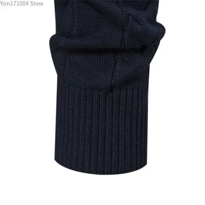 Terrence – Pull à Col Haut Rayé pour Homme