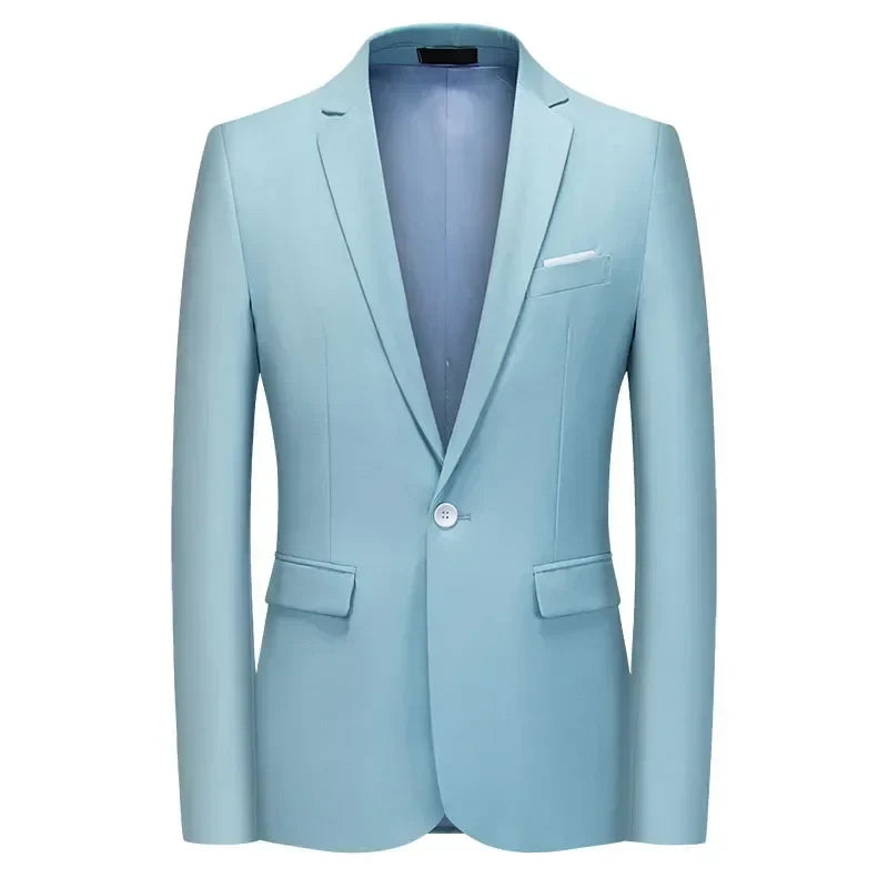 Reginald – Blazer Slim-Fit en Couleurs Élégantes