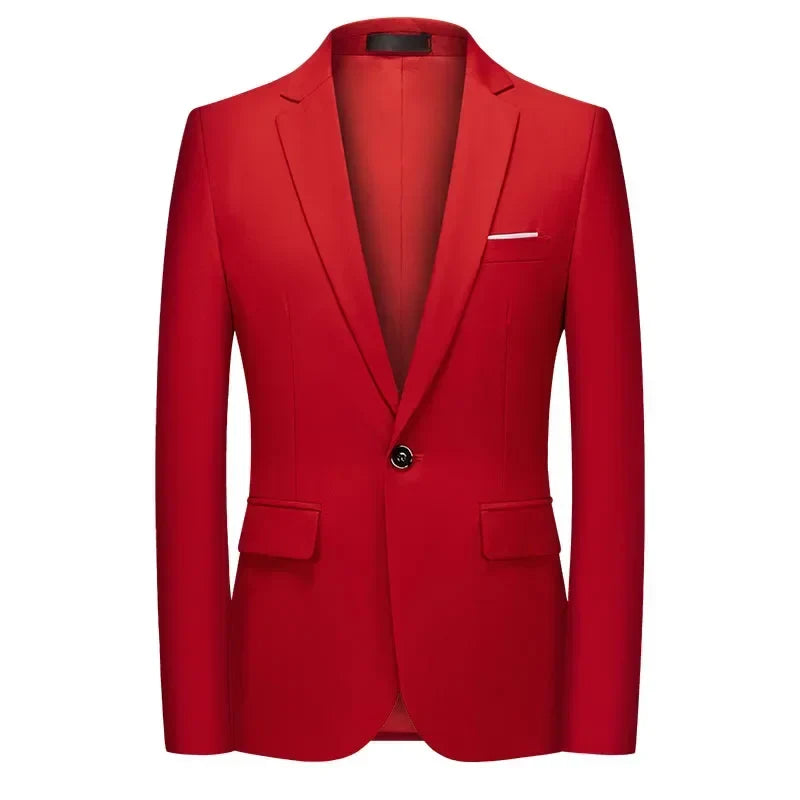 Reginald – Blazer Slim-Fit en Couleurs Élégantes