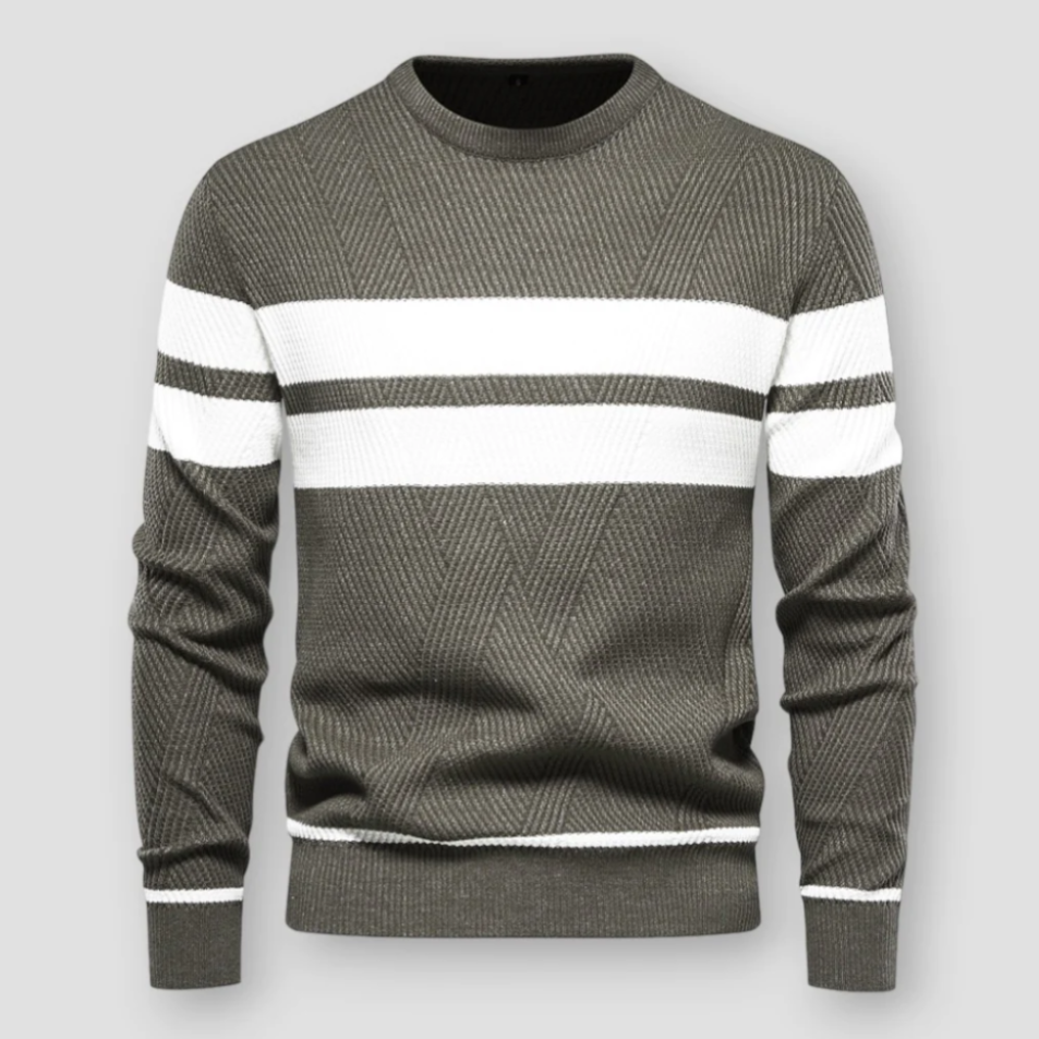 Wendy – Pull Rayé Tricoté