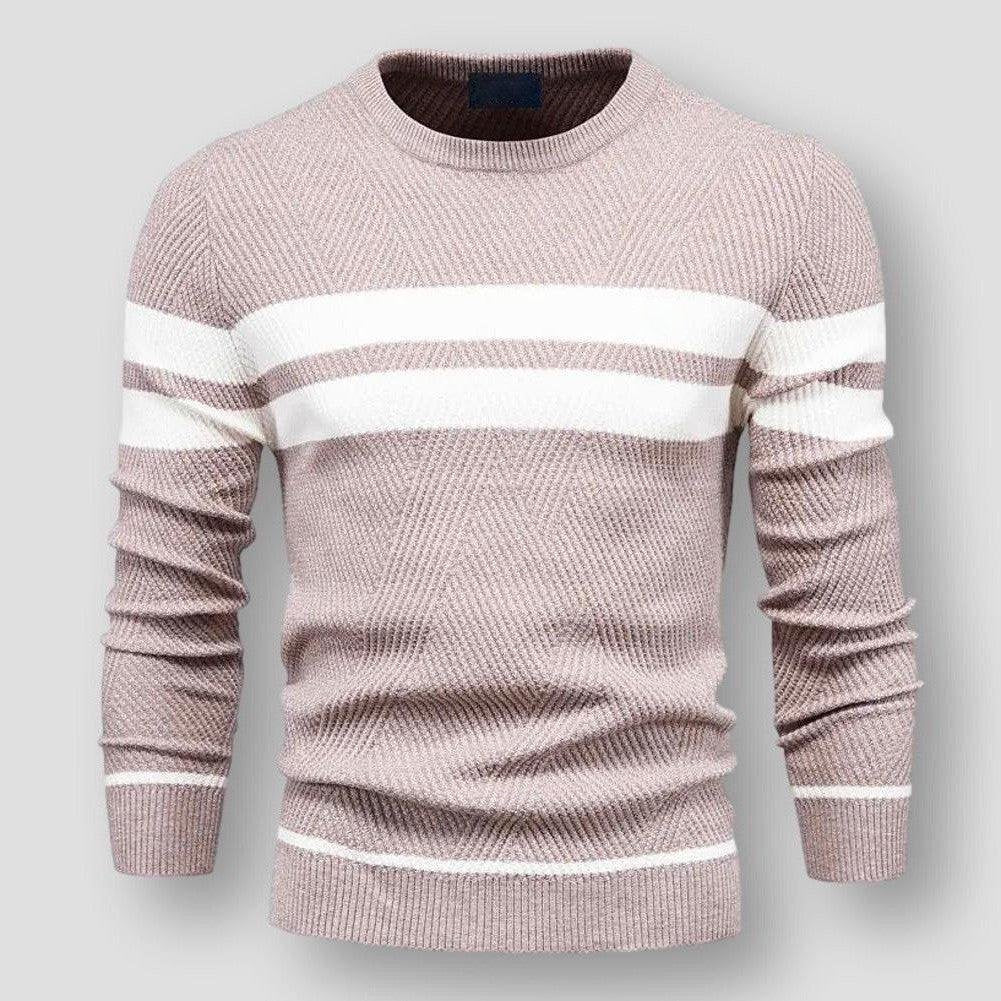 Wendy – Pull Rayé Tricoté