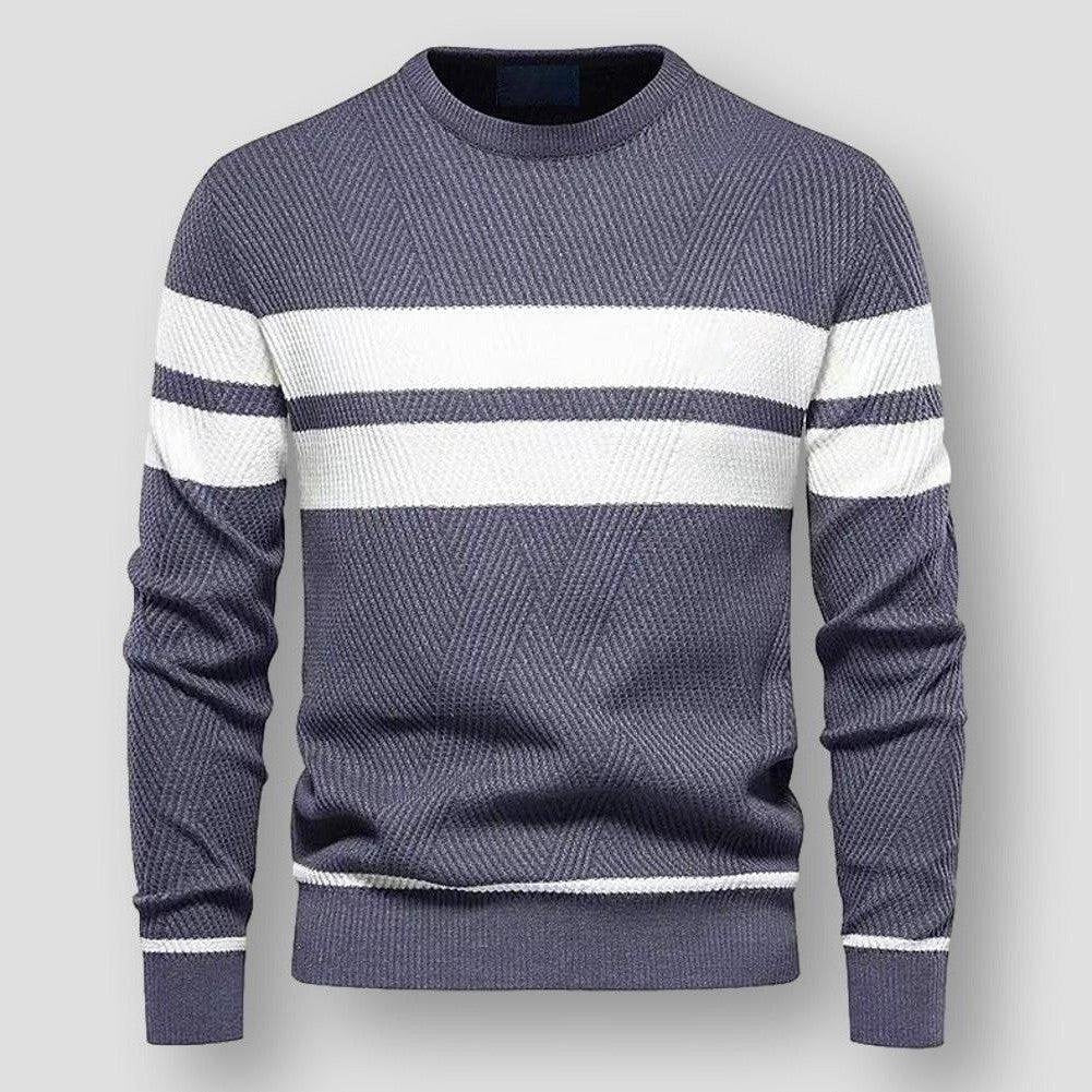 Wendy – Pull Rayé Tricoté