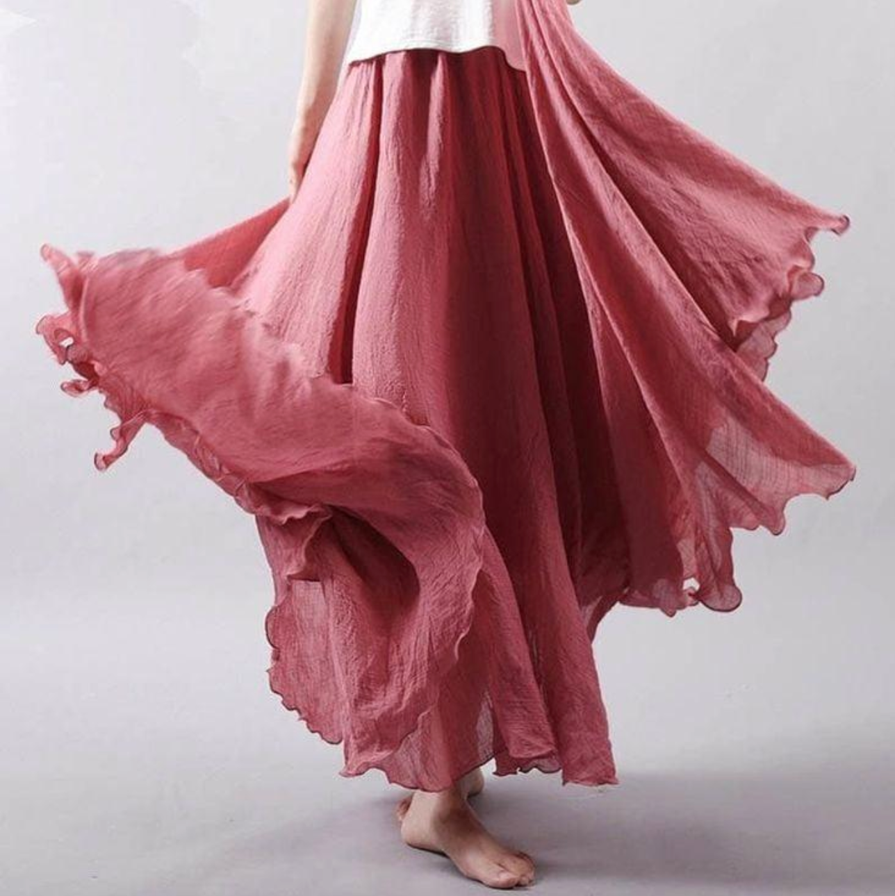 Jessica – Jupes Longues en Chiffon