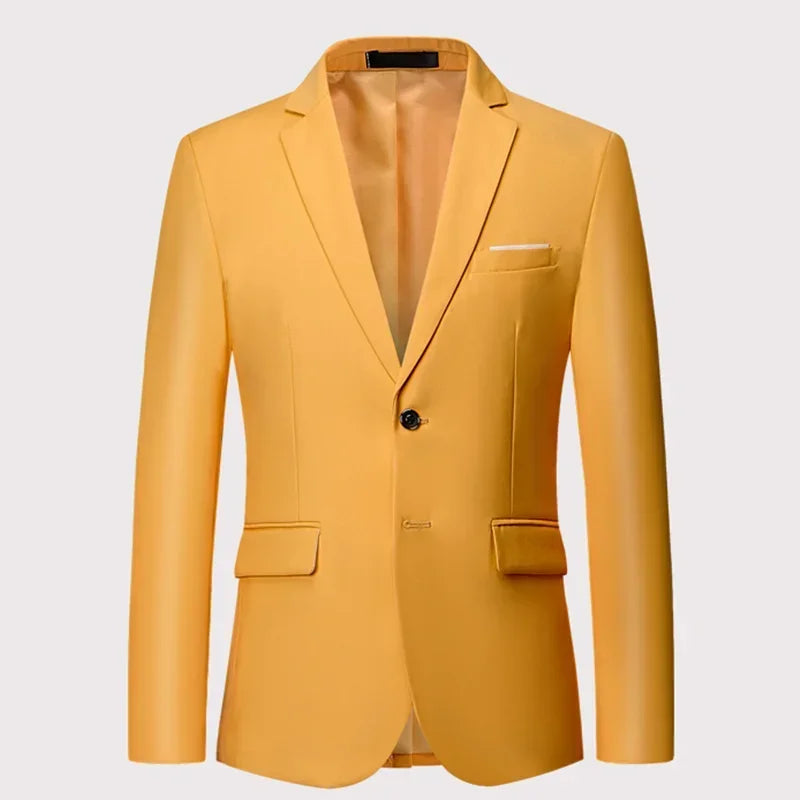 Reginald – Blazer Slim-Fit en Couleurs Élégantes