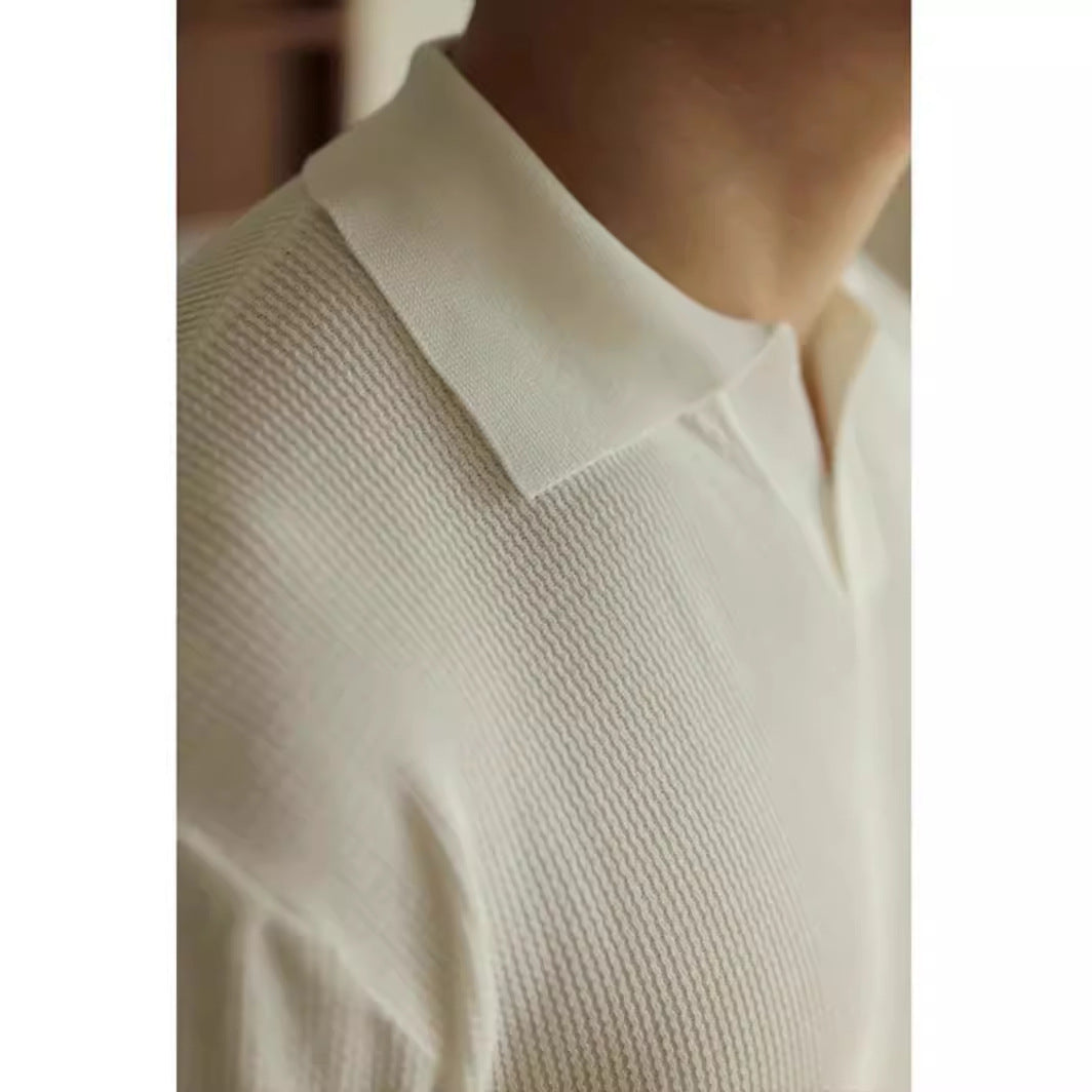 Jonathan – Polo à Col en V pour Hommes