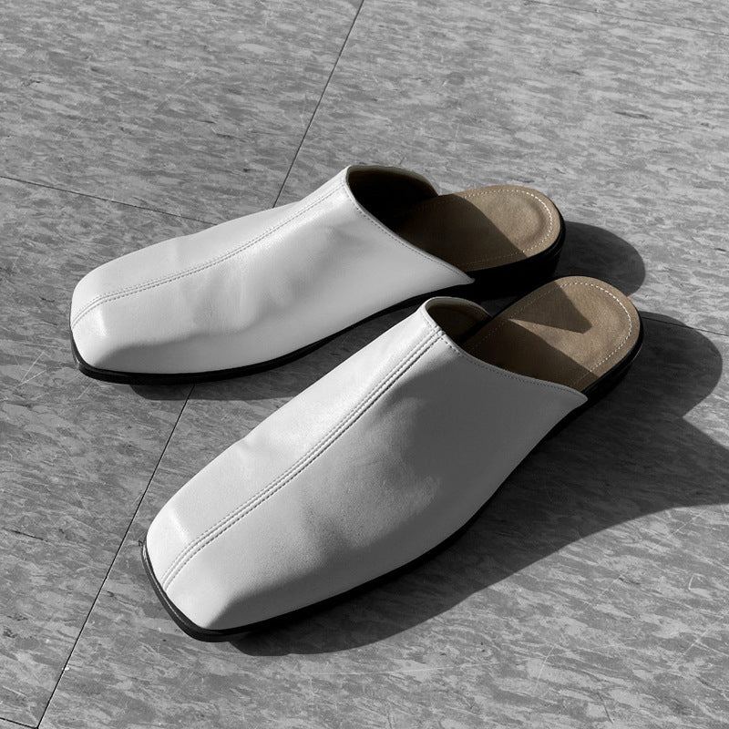 Patrick – Chaussons à Bout Carré pour Homme Confortables pour l'Extérieur