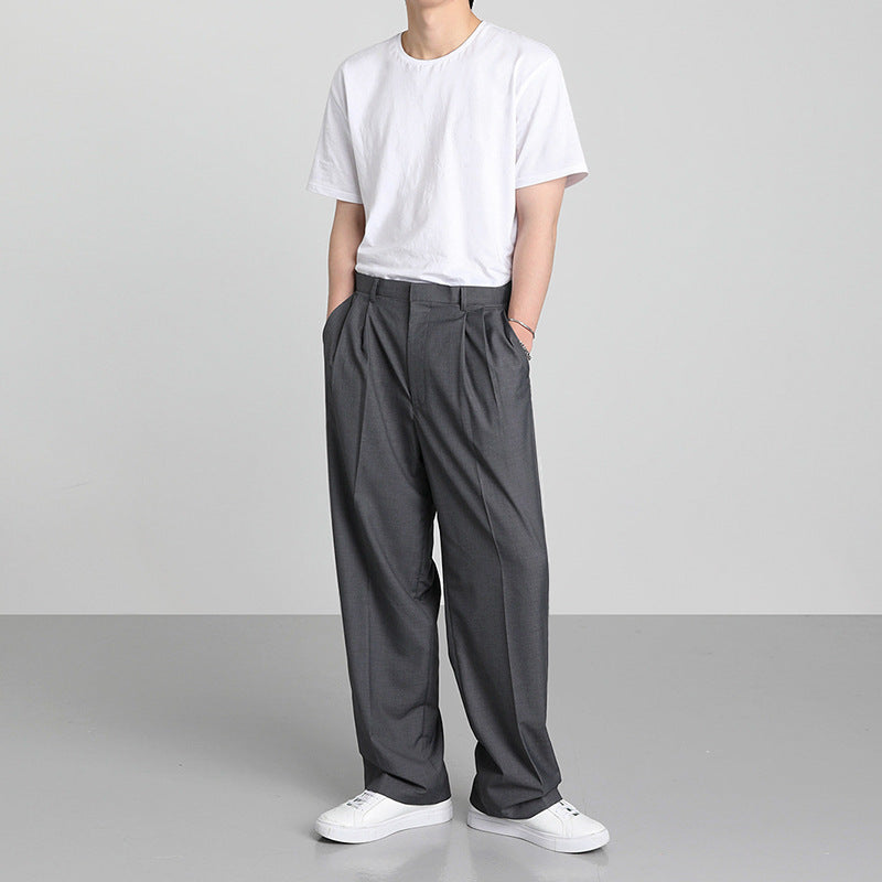 Carl – Pantalon Décontracté Droit et Ample