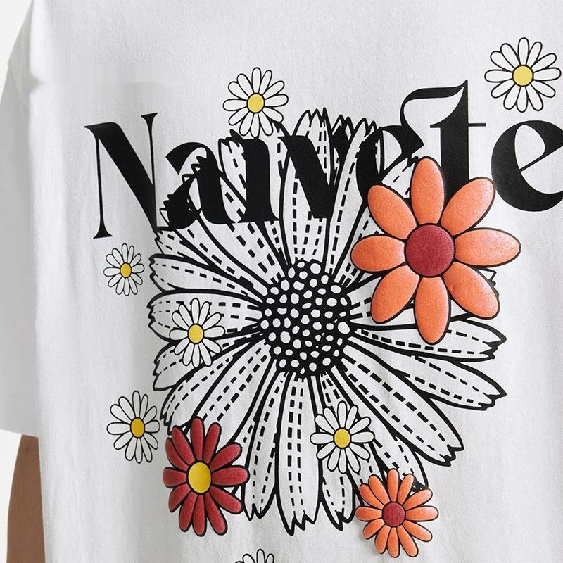 Abigail – T-shirt à Impression Gonflée Colorée