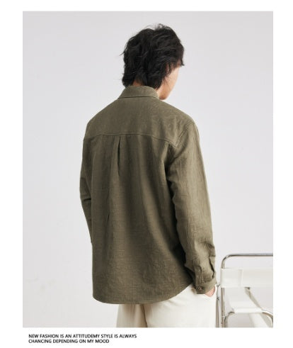 Matthew – Veste Cardigan à Manches Longues en Coton pour Homme