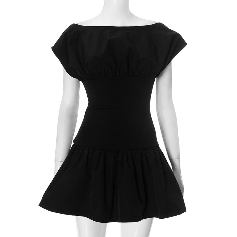 Alice – Robe Évasée Élégante Taille Haute