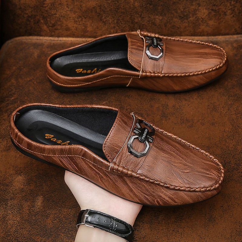 Neville – Mocassins Hommes Fermés Sans Talon en Cuir Vegan