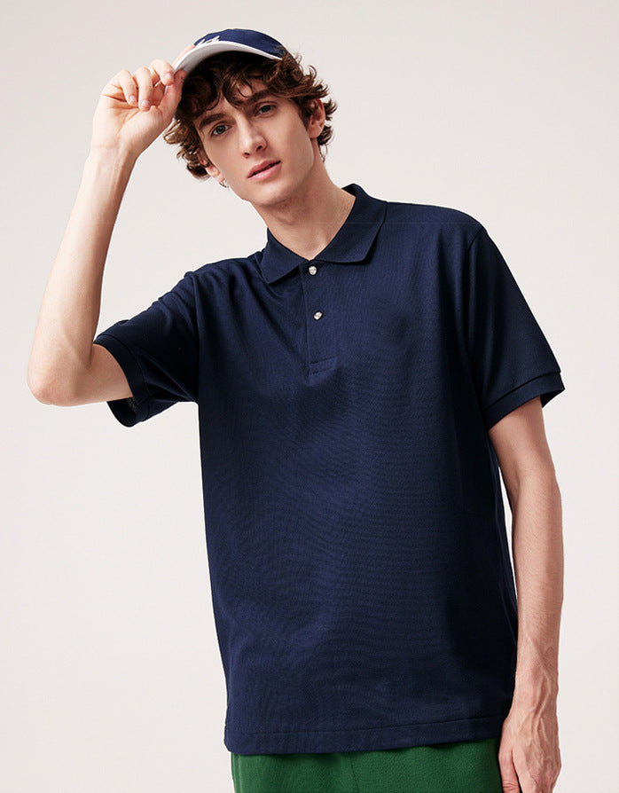 Donald – Chemise à Manches Courtes en Coton Perlé Taille Plus