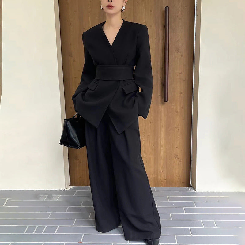 Christine – Ensemble Élégant Veste Cintrée et Pantalon