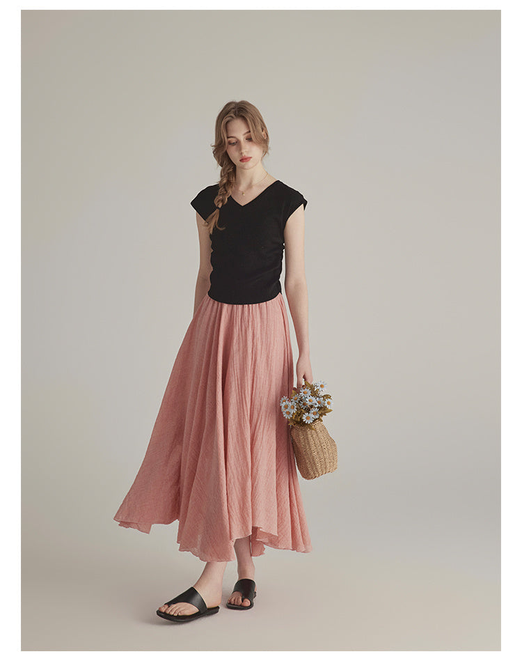 Anne – Robe d'Été Slim et Design Irrégulier
