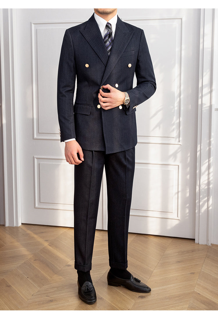 Jeremy – Costume Slim Double Boutonnage Automnal