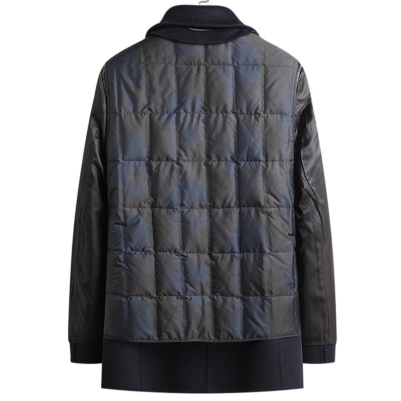 Nick – Costume en Laine Double Face Épais