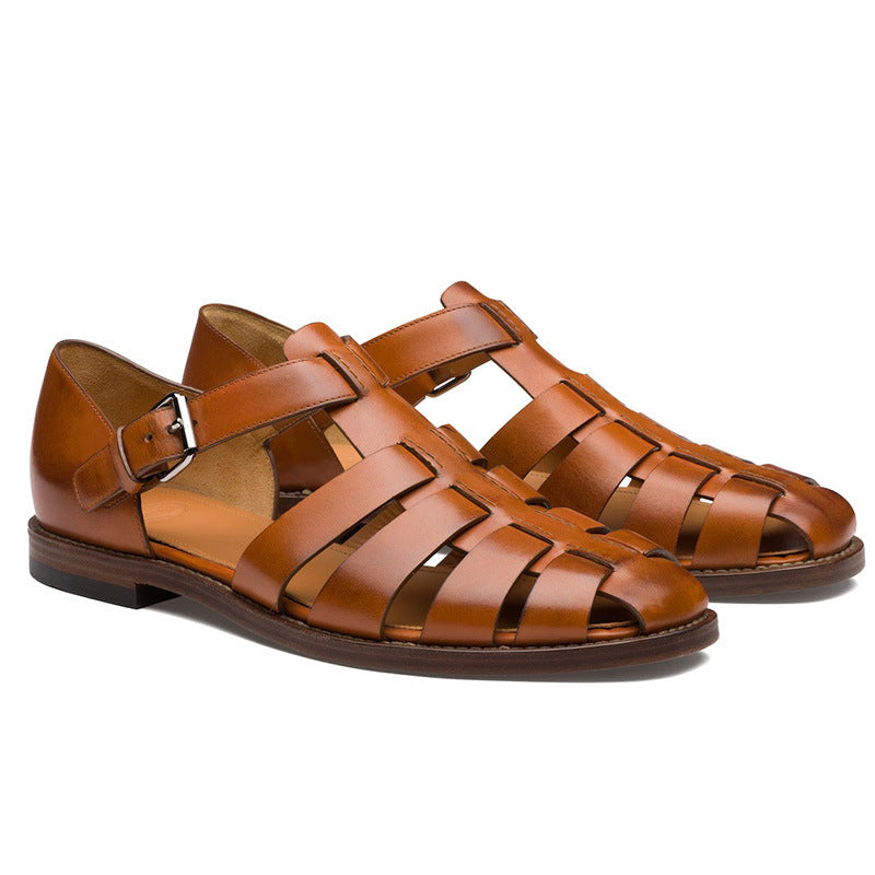 Trevor – Sandale Homme Colorée en Cuir Vegan