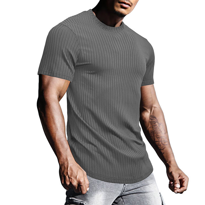 Norman – T-shirt sportif ajusté à manches courtes