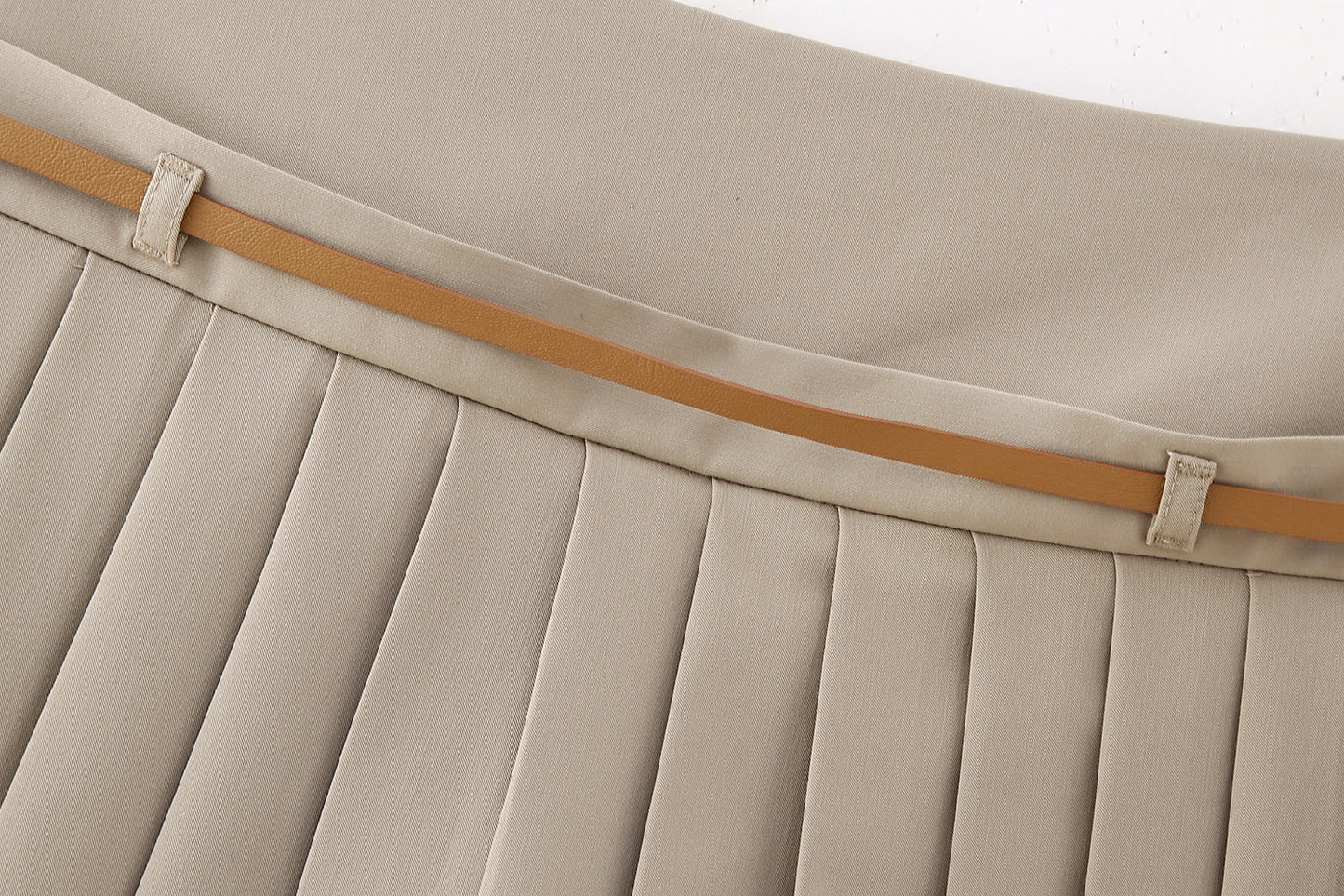 Marion – Jupe-culotte avec Ceinture Décorative Plissée