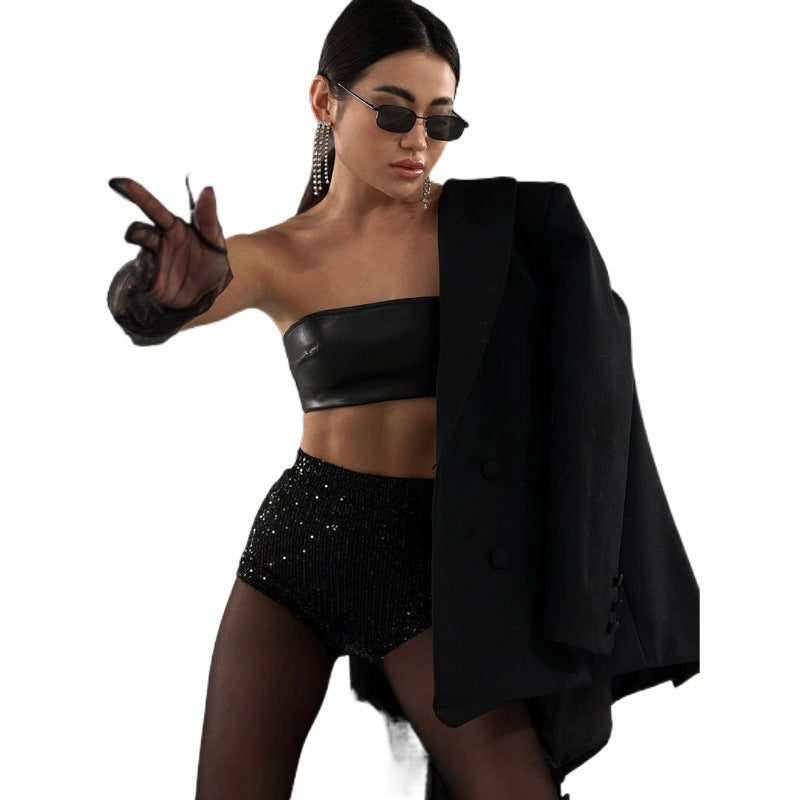 Diana – Shorts à Sequins Élégants pour Femme