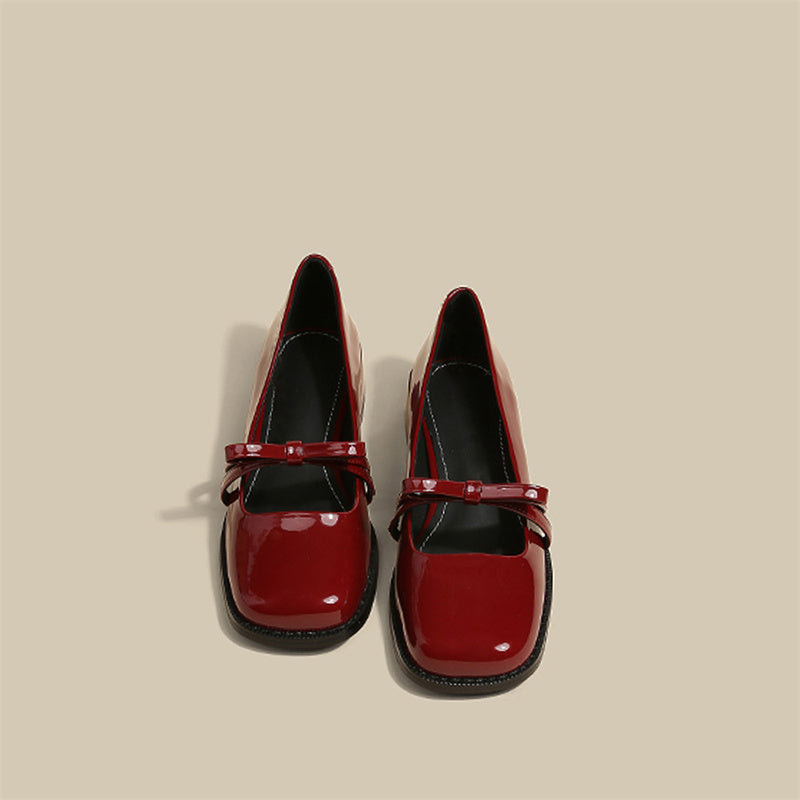 Anne – Chaussures Mary Jane à Talon Épais