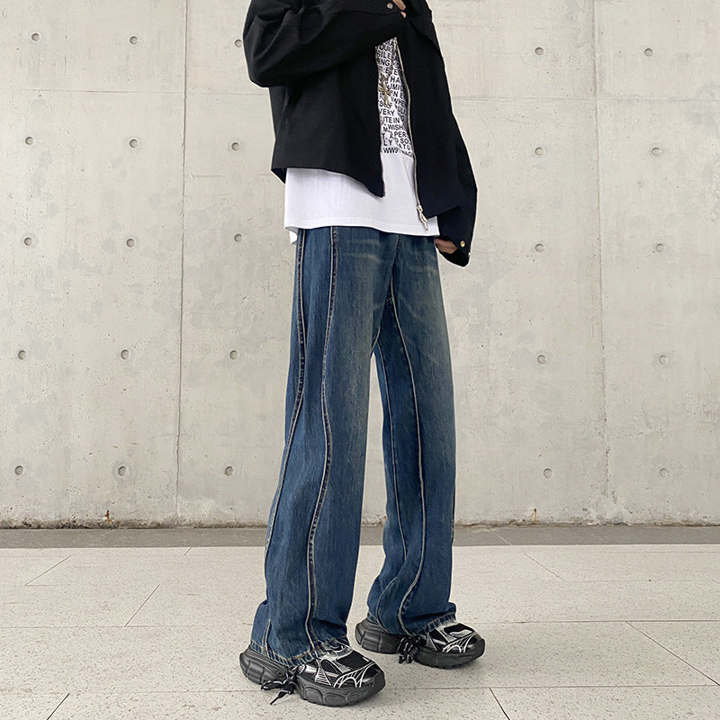 Karl – Pantalon Large Droit pour Hommes