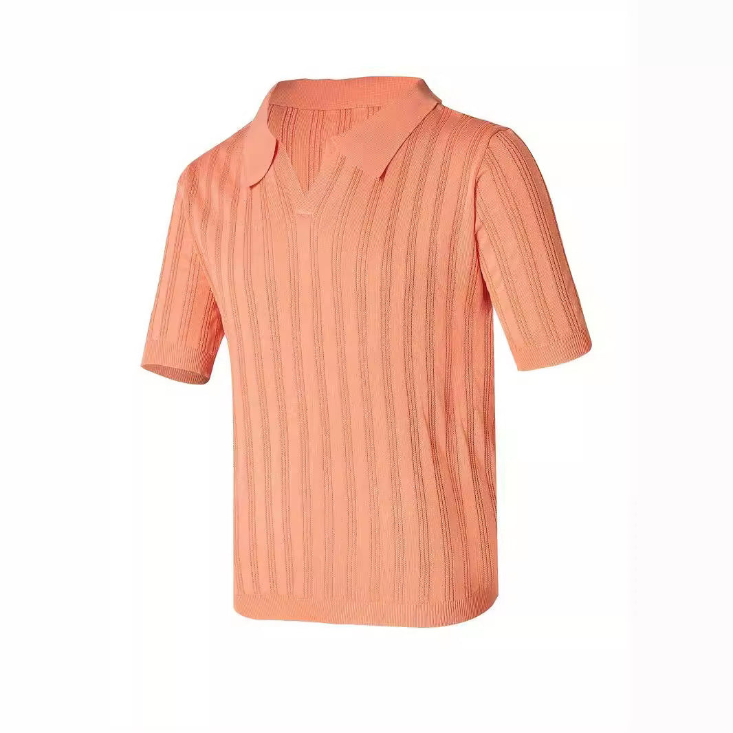 Tony – T-shirt en Maille à Manches Courtes pour Homme
