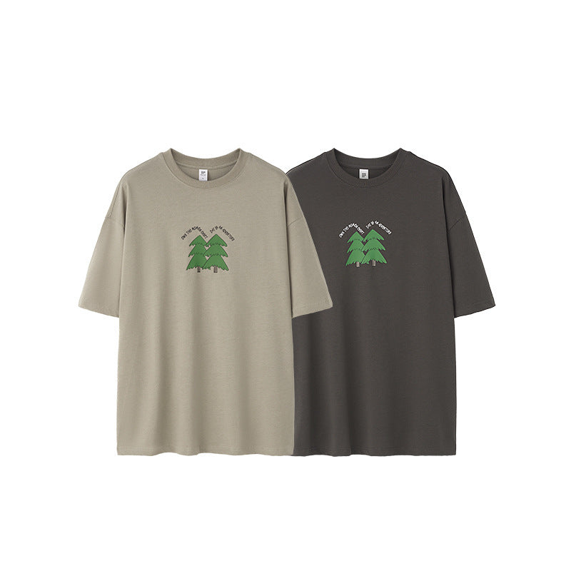 Joe – T-shirt à Imprimé Gonflé en Coton Pur
