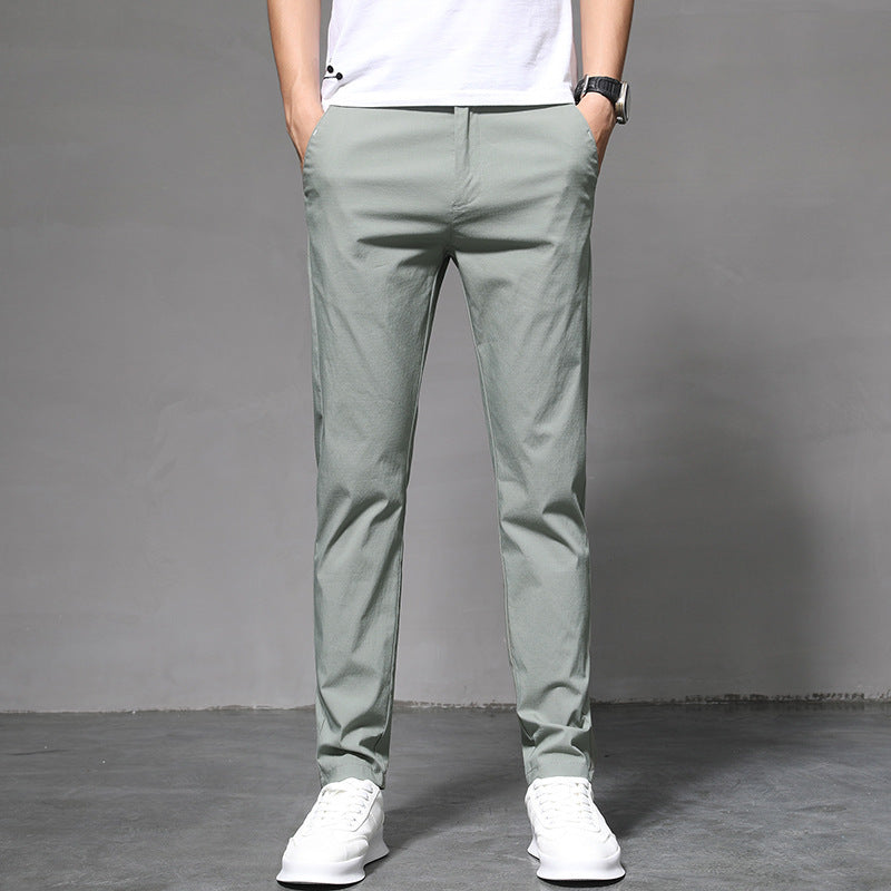 Ricky – Pantalon Droit Slim Légèrement Élastique