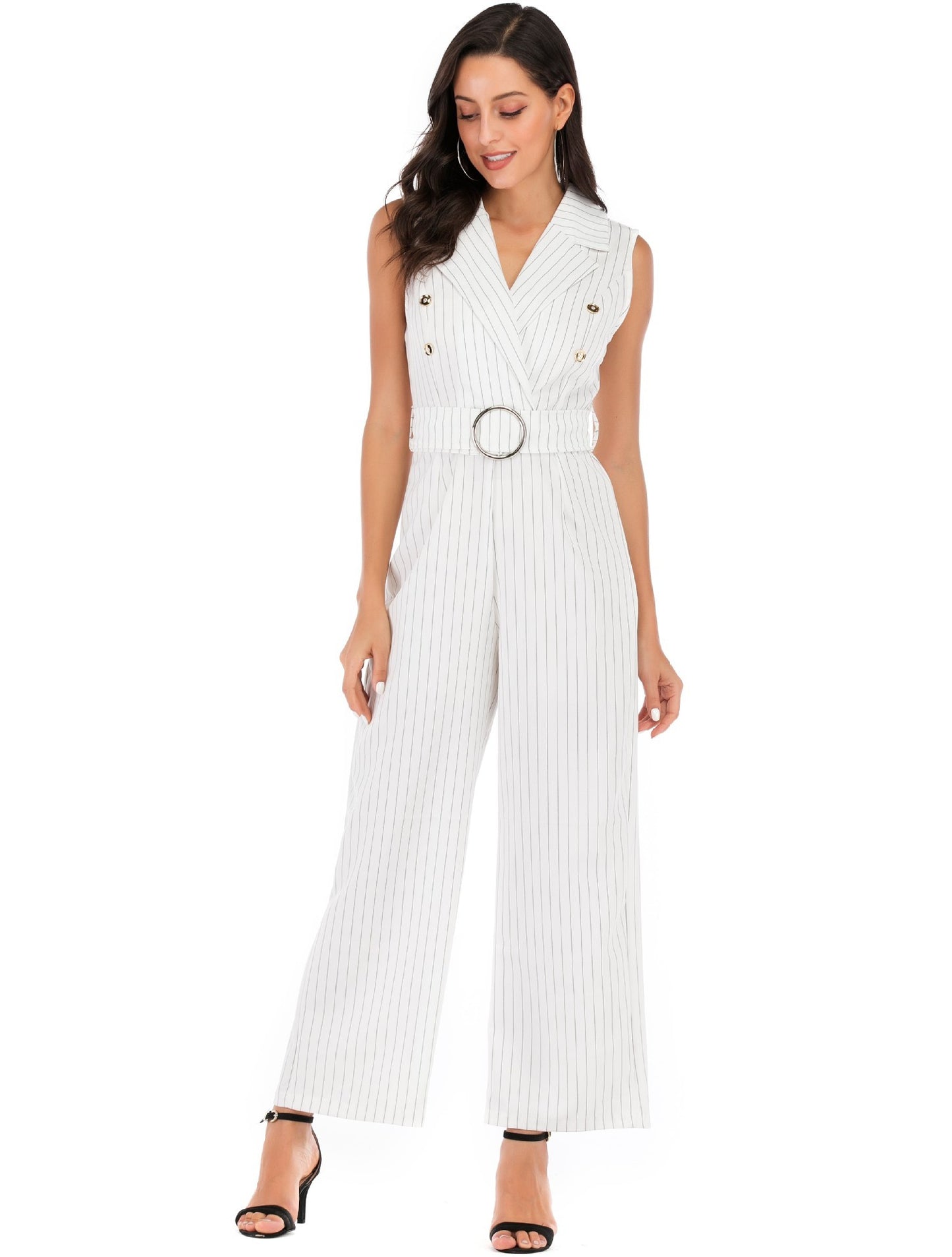 Anna – Combinaison sans manches avec ceinture