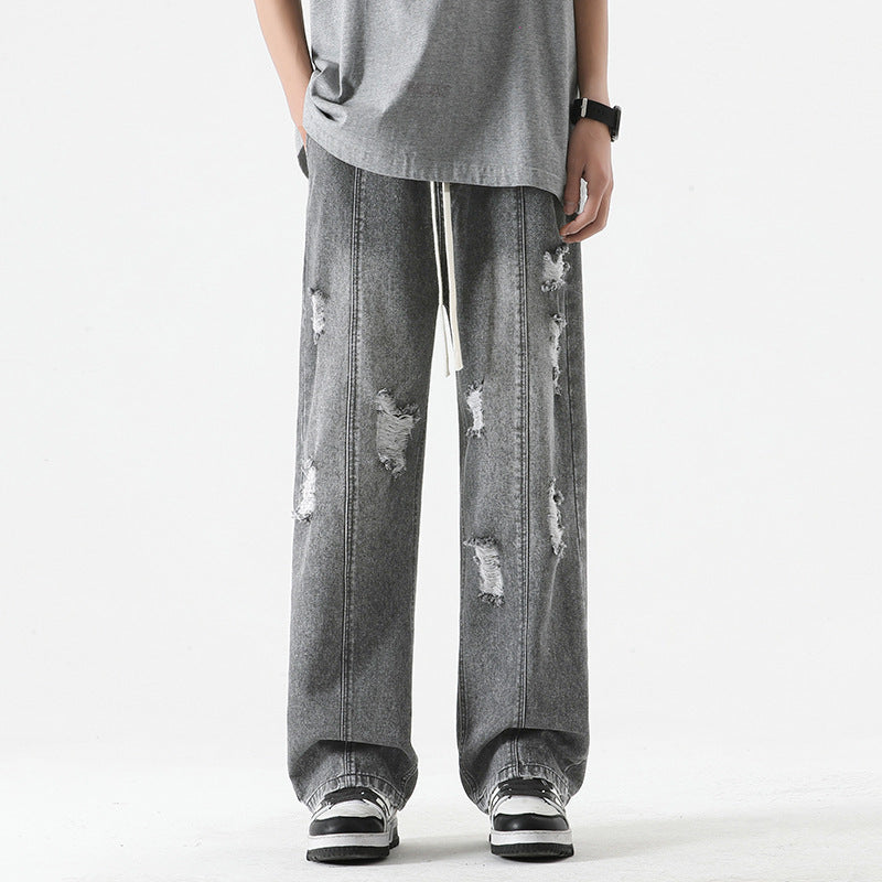 Rowan – Pantalon Droit à Cordon Décontracté pour Hommes