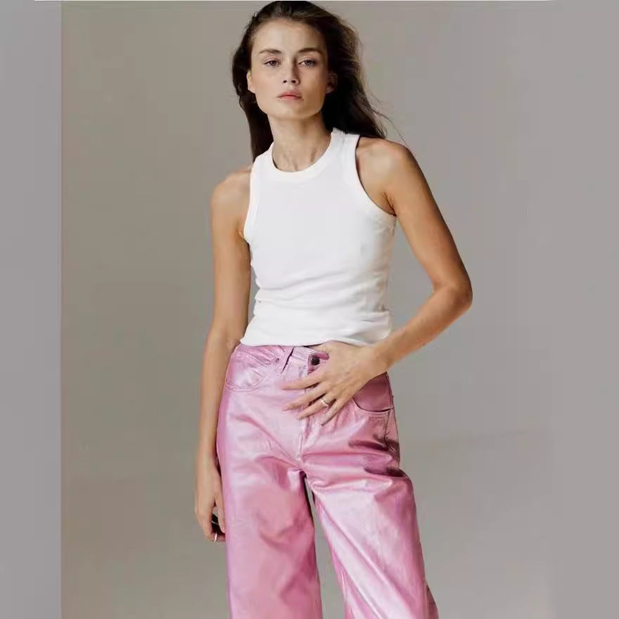 Sarah – Pantalon Ample à la Mode